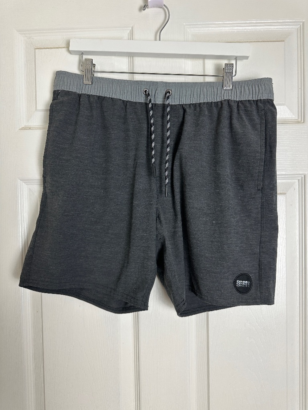 O'Neill Summer Surf Vacation Stretchy Heather Gray Board Shorts Men Size L